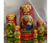 Nesting doll "Fairy Tale", 5 pieces