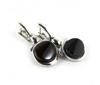 Earrings (cognac amber)