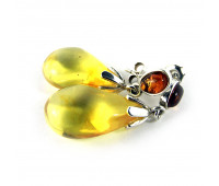 Earrings (lemon amber)