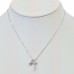 Necklace "Crown with a cross"