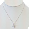 Necklace "Cross with jewels"
