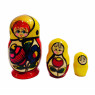 Matryoshka "Maidanovskaya", 3 pieces (Stacking doll)