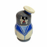 Matreshka "Walrus-sailor", 5 pieces
